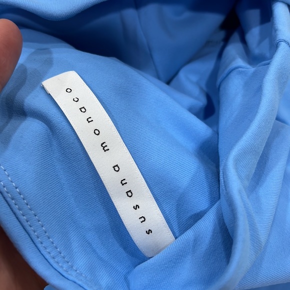 Susana Monaco Women's Blue Tube Overlay Dress - Picture 7 of 7